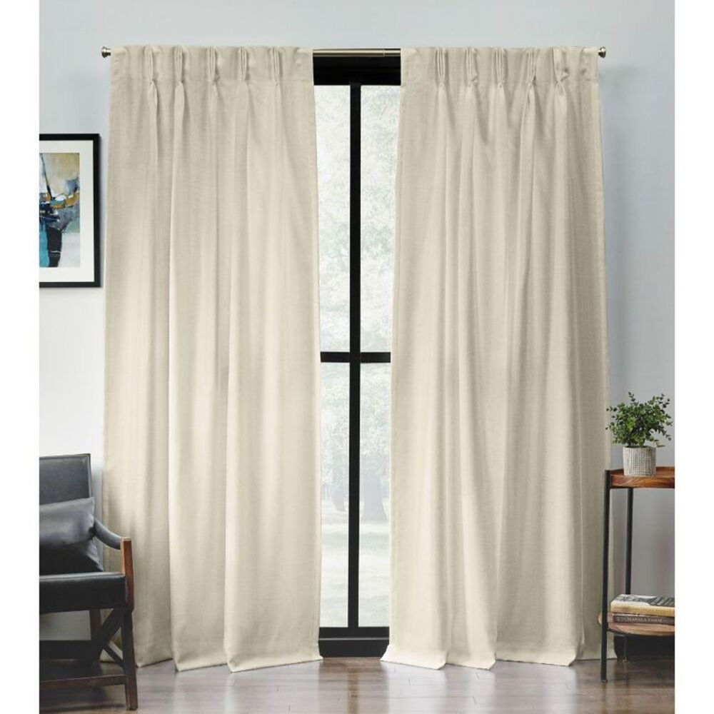 Exclusive Home -  Loha Light Filtering Pinch Pleat Cu Natural